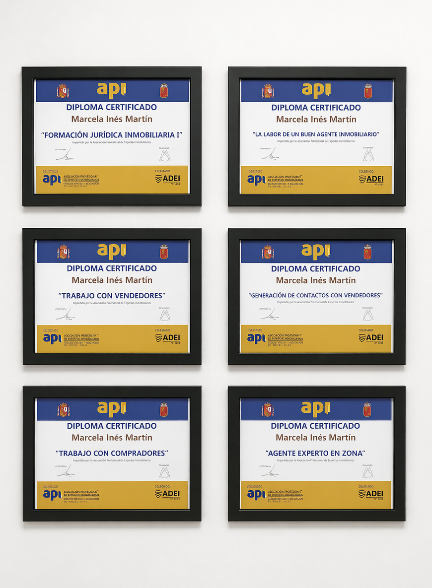 certificaciones Marcela